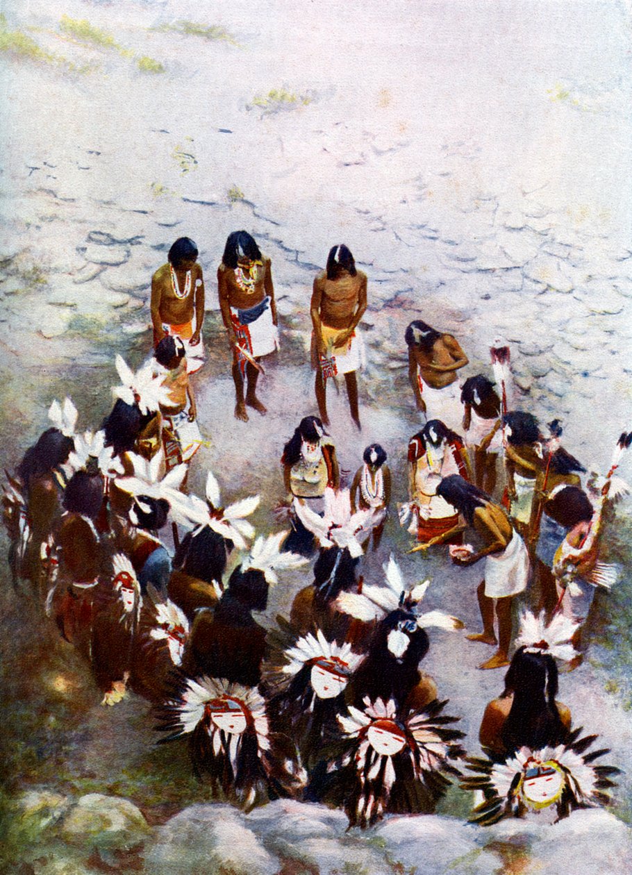A cerimônia de flauta Hopi de Unbekannt
