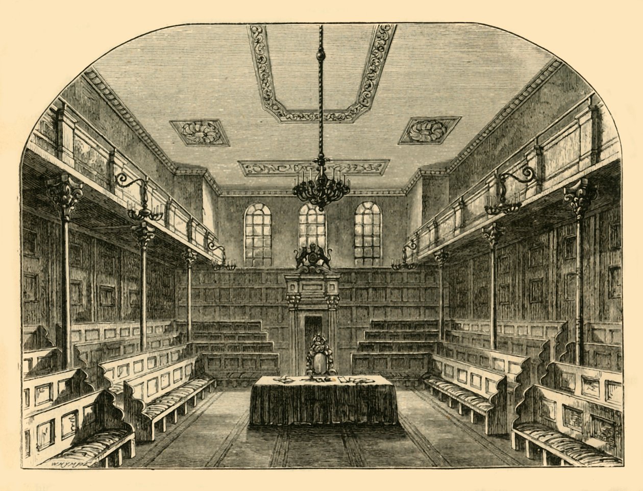 A casa em 1815, 1881. de Unbekannt