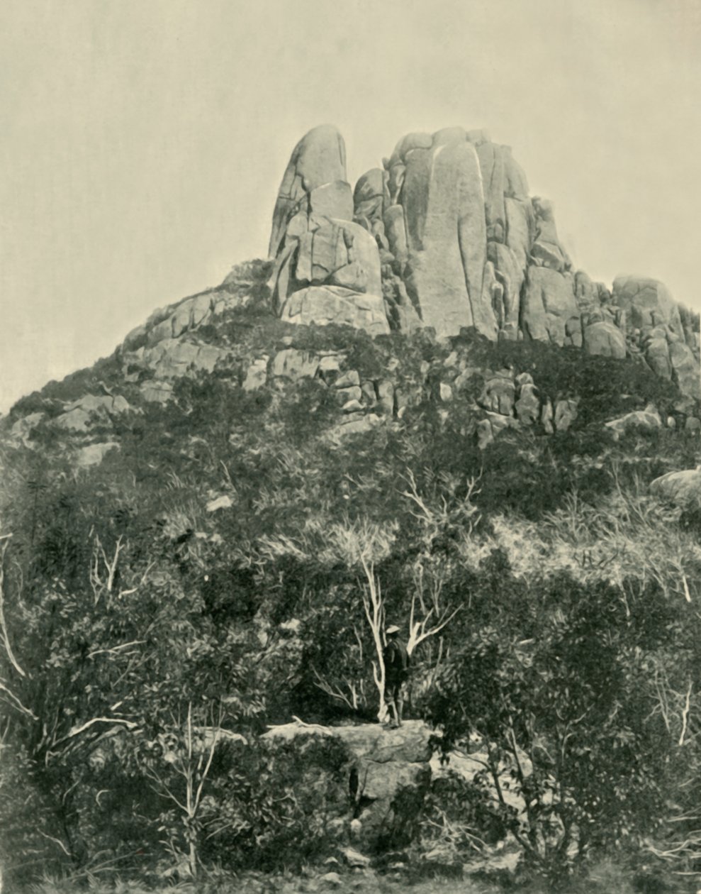 A corcunda, montanhas de búfalo, 1901. de Unbekannt