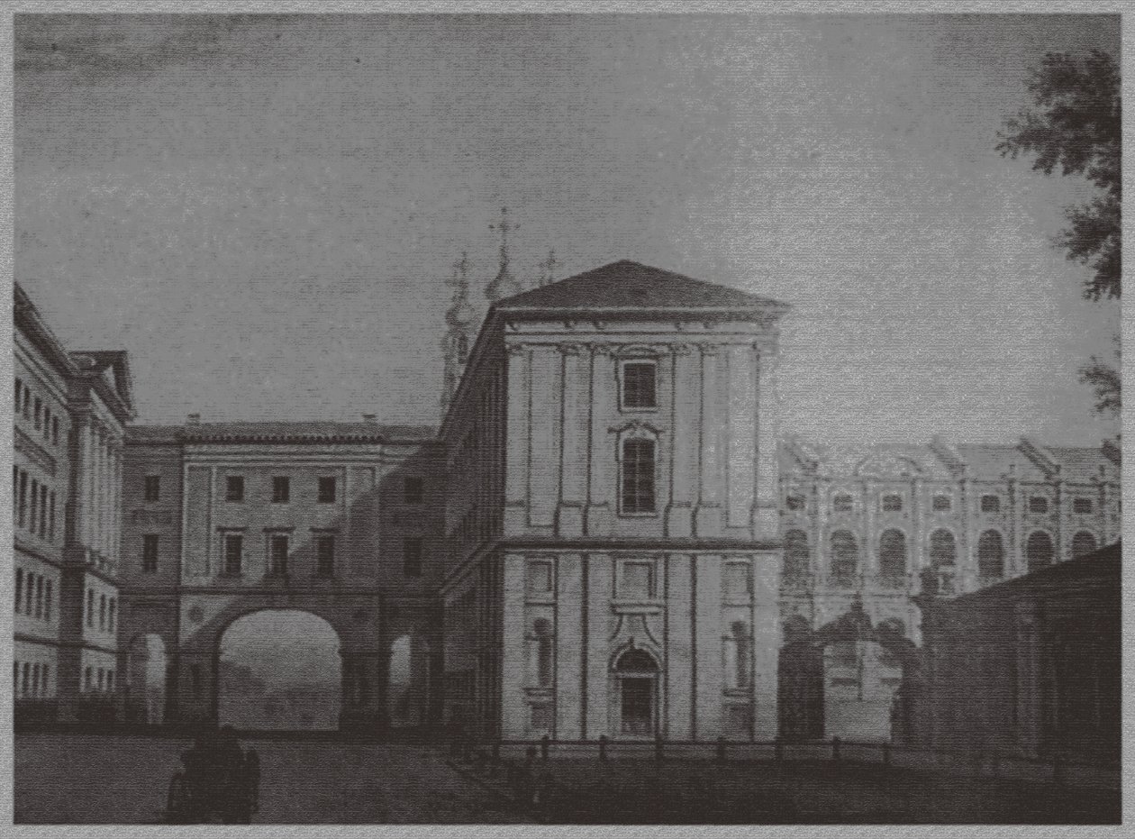 O Liceu Imperial em Tsarskoye Selo, 1822 de Unbekannt