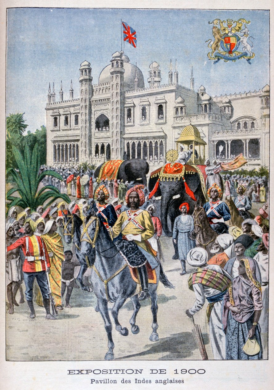 O pavilhão indiano na Exposição Universal de 1900, Paris, 1900 de Unbekannt