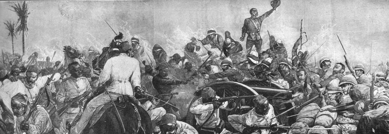 A Insurreição sob Arabi Pasha, 1882: A Batalha de Tel-El-Kebir, 13 de setembro de 1901. de Unbekannt