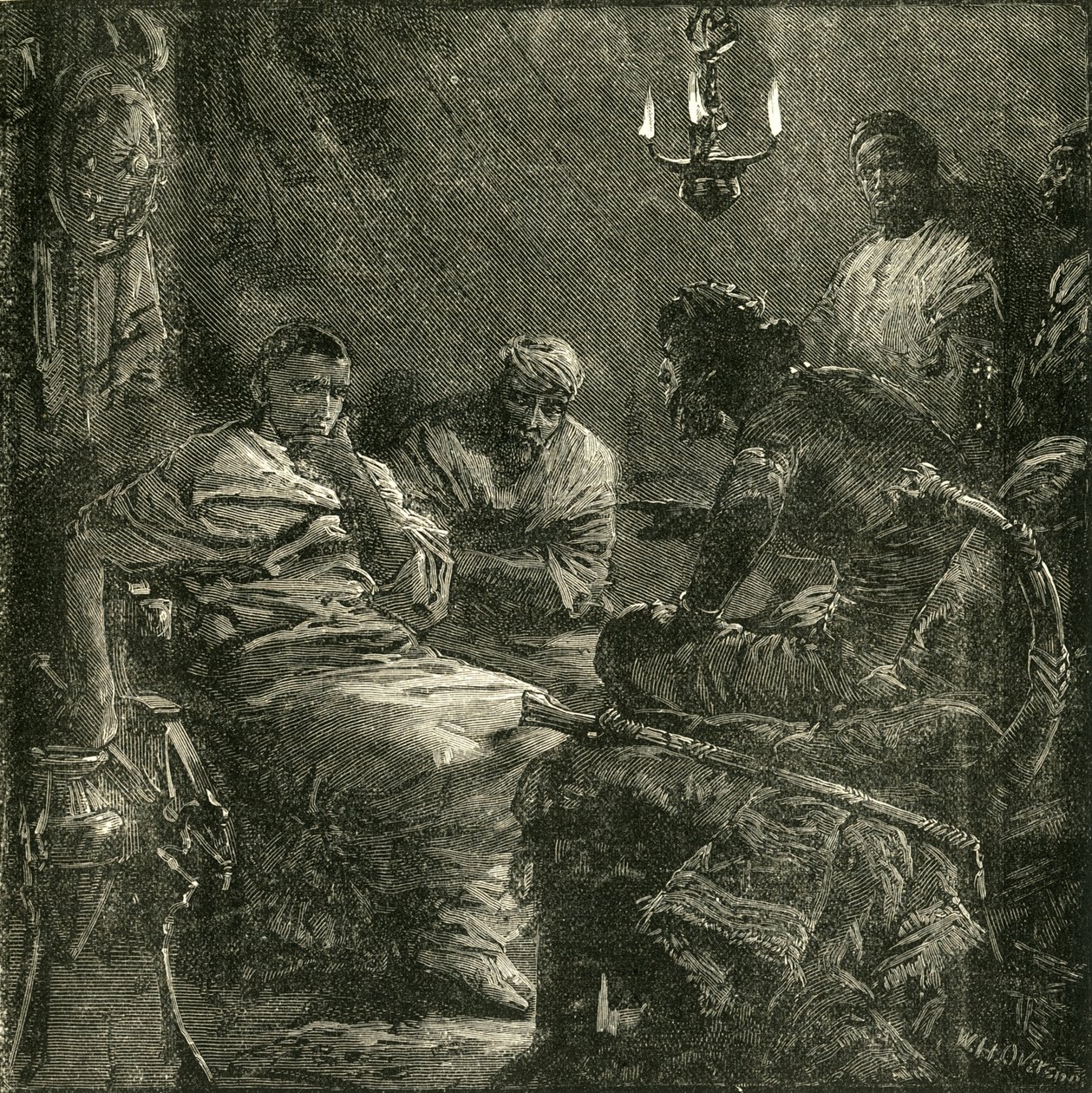 A Entrevista Entre Bocchus e Sulla, 1890. de Unbekannt