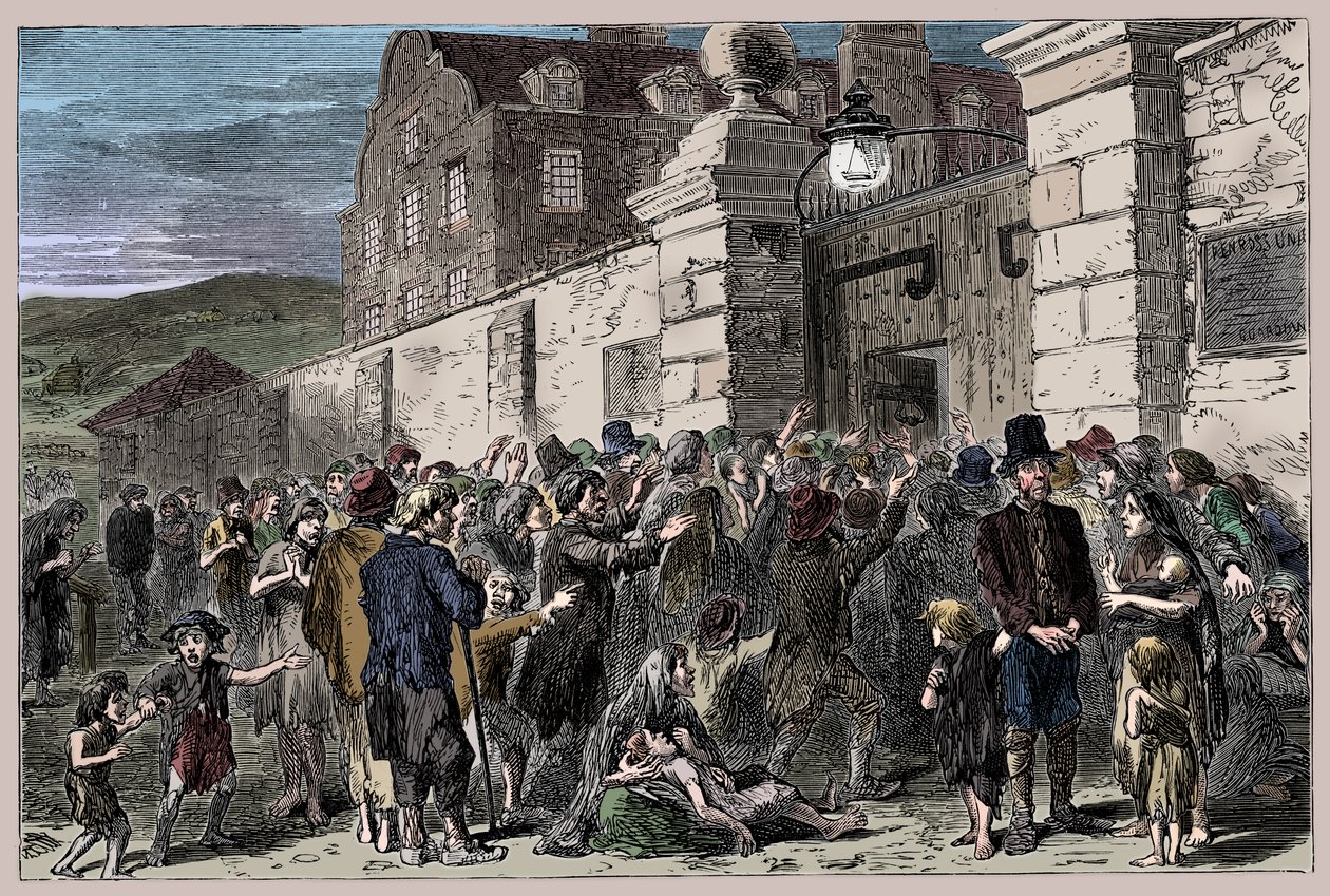 A fome irlandesa, 1845-1849, 1900 de Unbekannt