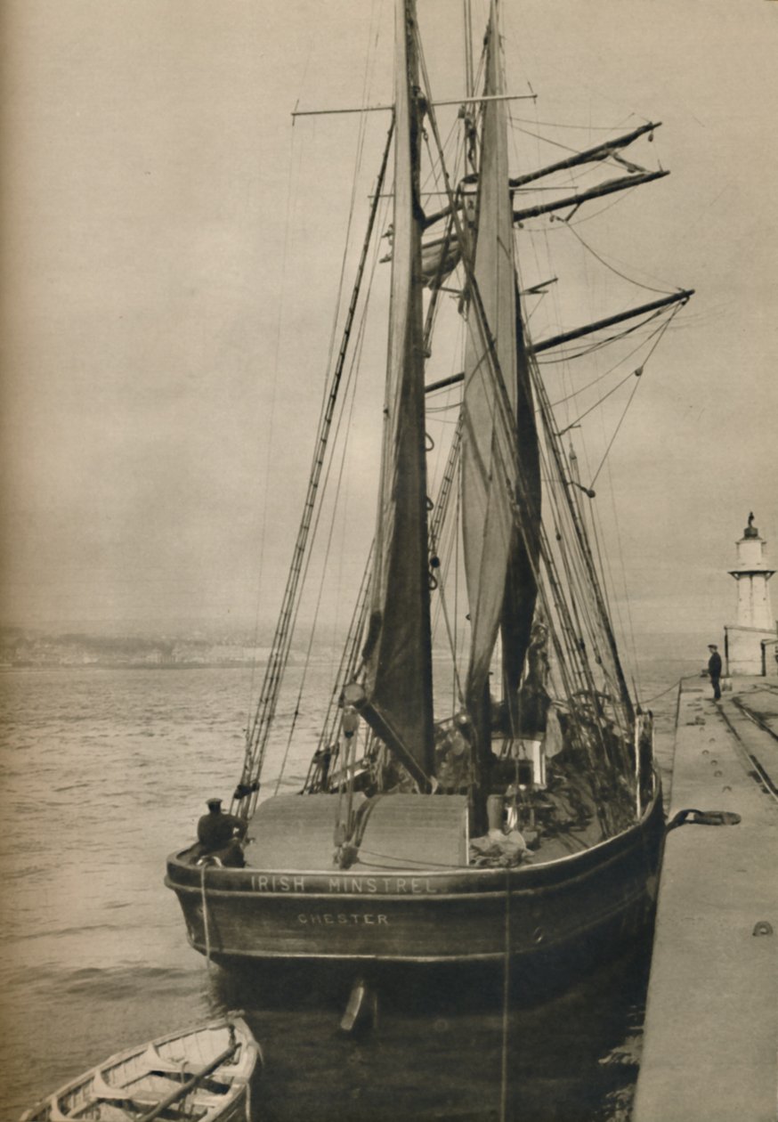 O menestrel irlandês, uma escuna de três mastros de madeira, 1937 de Unbekannt