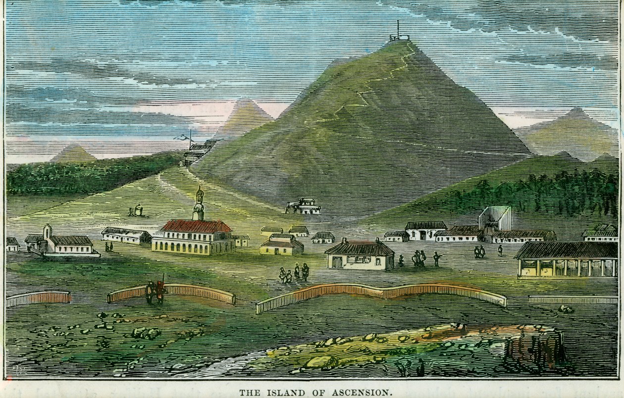 A Ilha da Ascensão, c1880 de Unbekannt