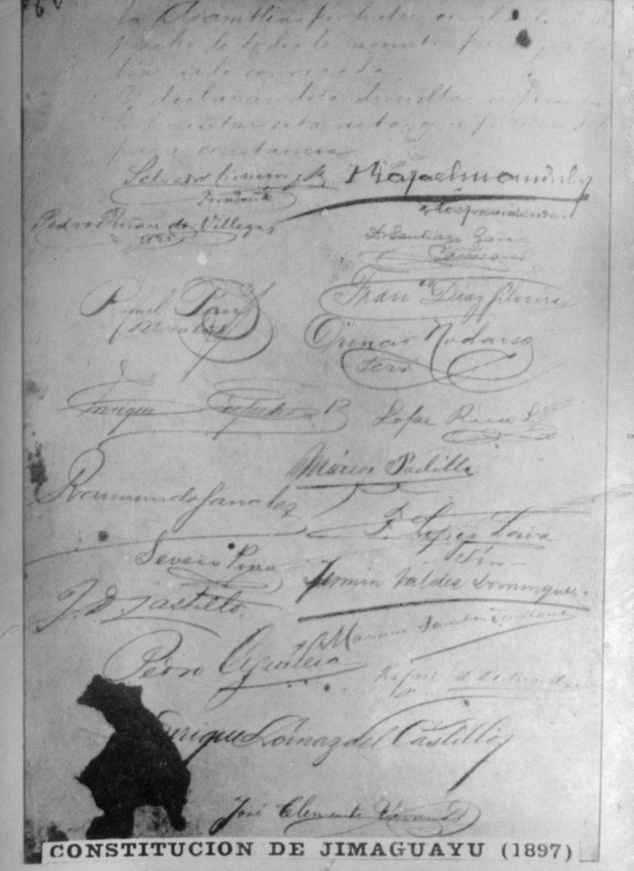 A Constituição de Jimaguayu, 1895, 1920 de Unbekannt