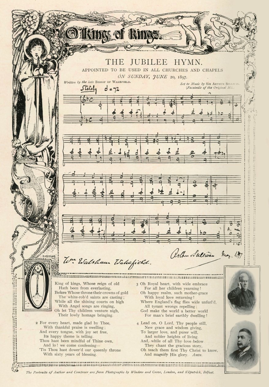 O Hino do Jubileu. Designado para ser usado em todas as igrejas e capelas no domingo, 20 de junho de 1897 de Unbekannt