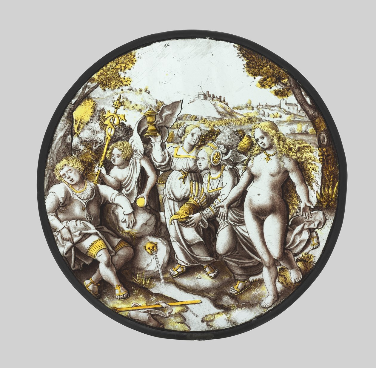 O Julgamento de Paris, c. 1510-1520. de Unbekannt