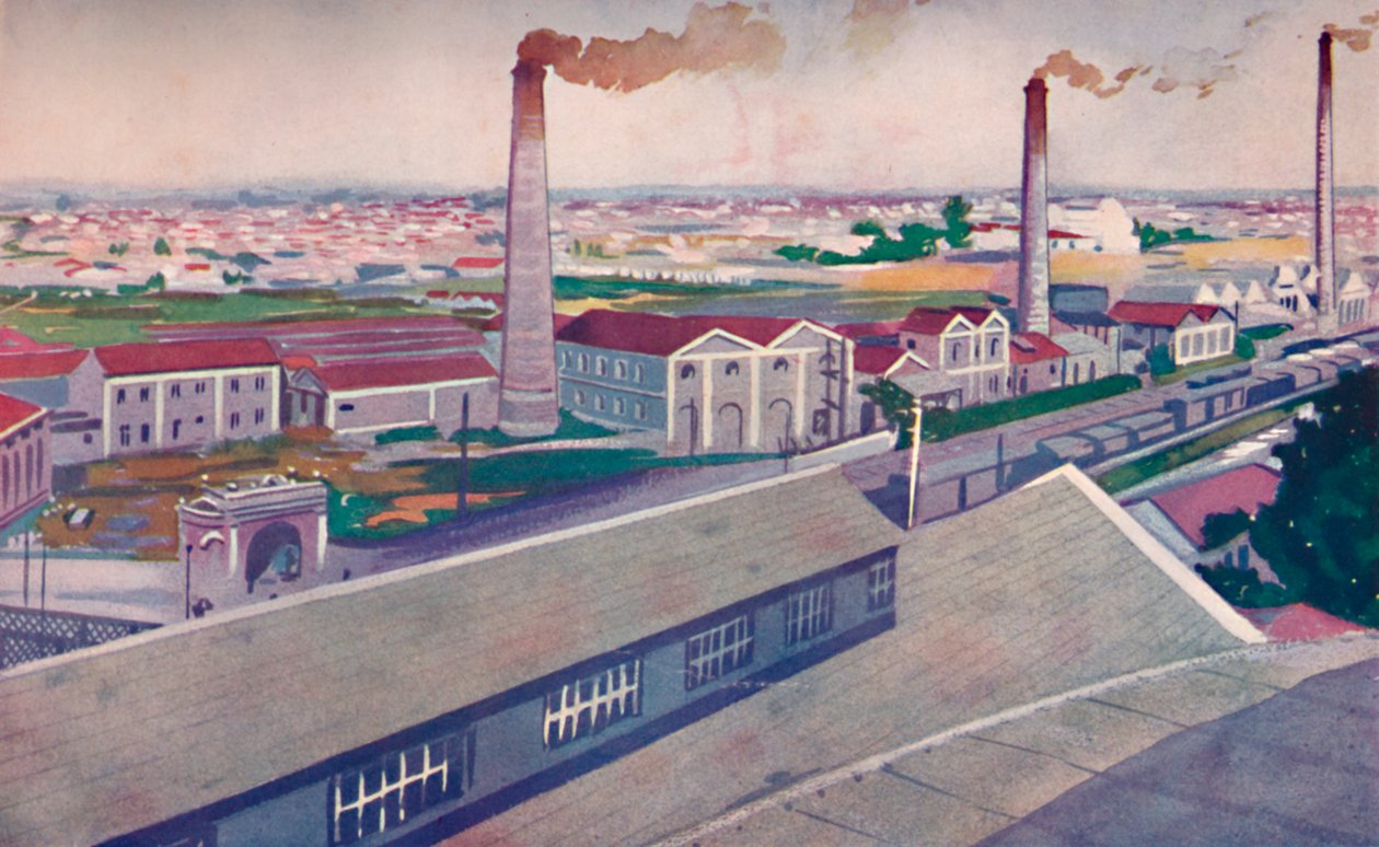 The Jute Mills of the Cia. Nacional de Tecidos de Juta, 1914 de Unbekannt