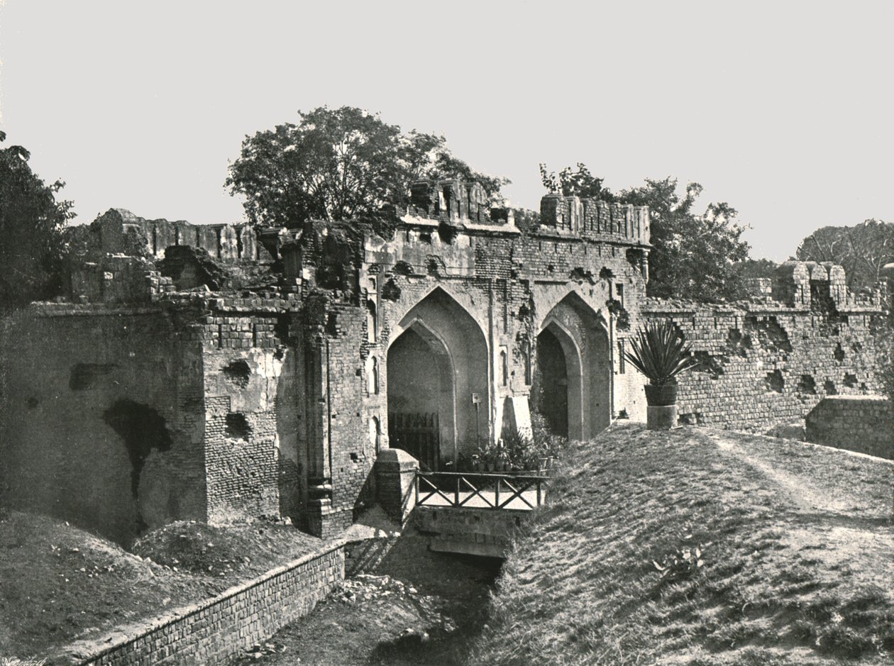 O portão da Caxemira, Deli, Índia, 1895. de Unbekannt