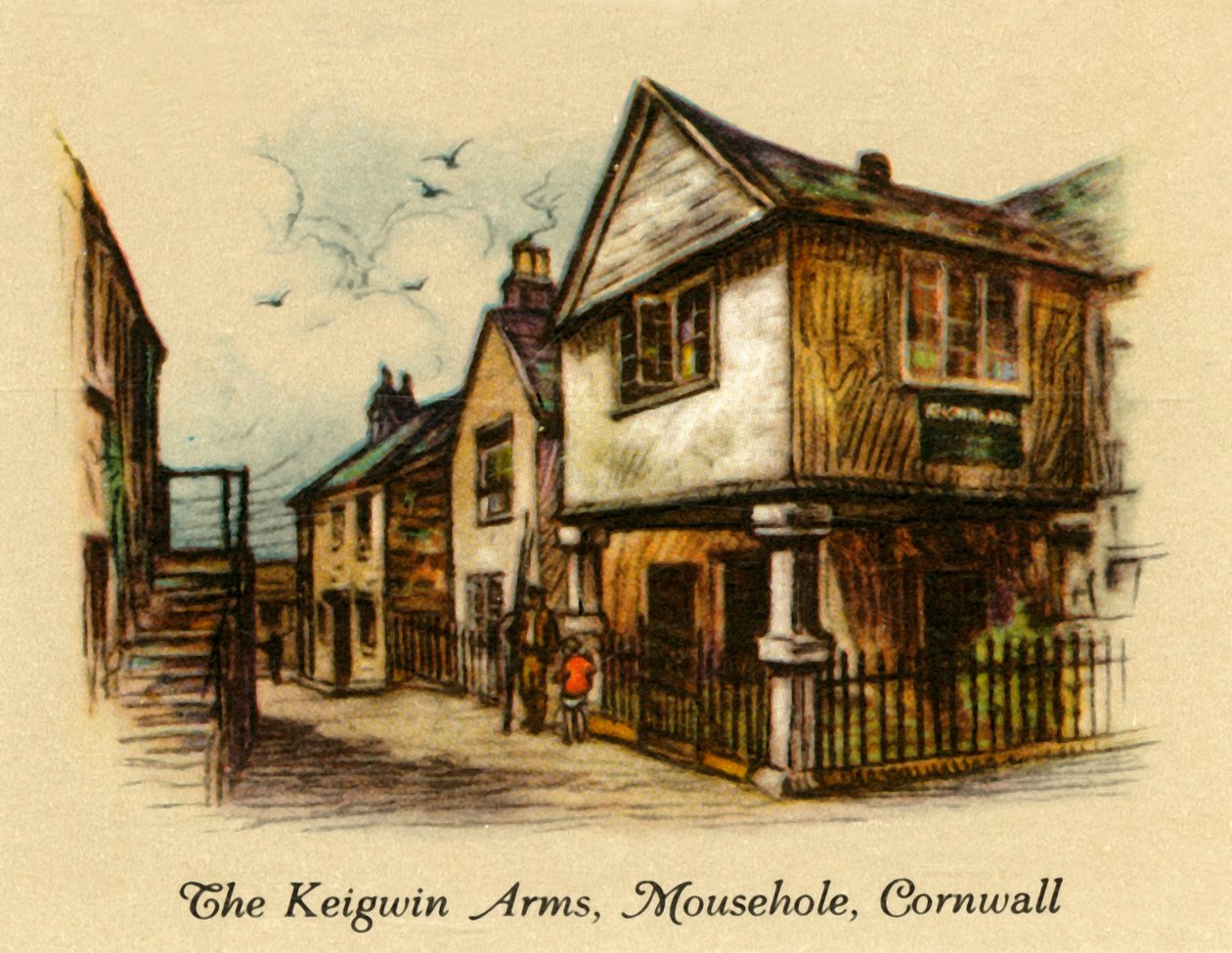 Os braços de Keigwin, Mousehole, Cornualha, 1936. de Unbekannt