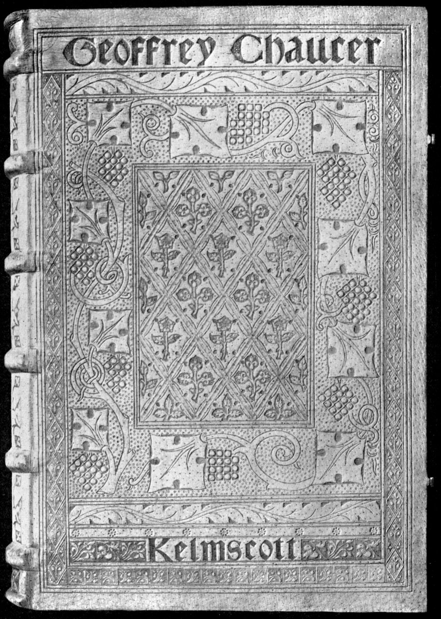 O Kelmscott Chaucer, com uma encadernação especial de William Morris, 1896 1901 de Unbekannt