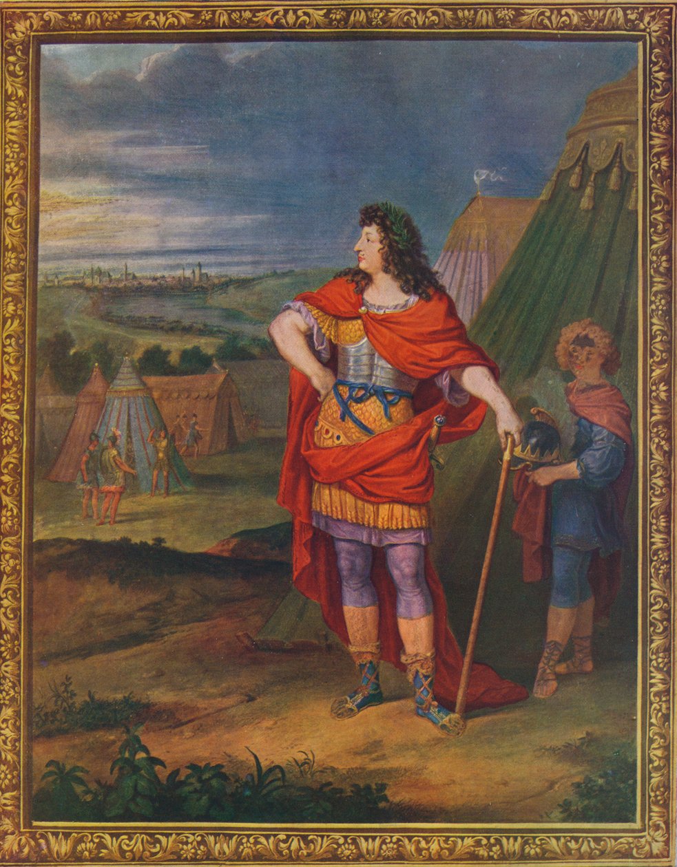 O rei Luís XIV como imperador romano, depois de 1678, 1939 de Unbekannt