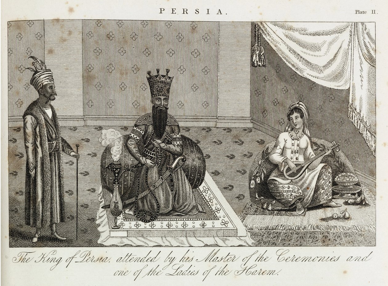 O Rei da Pérsia, c 1810-1829 de Unbekannt