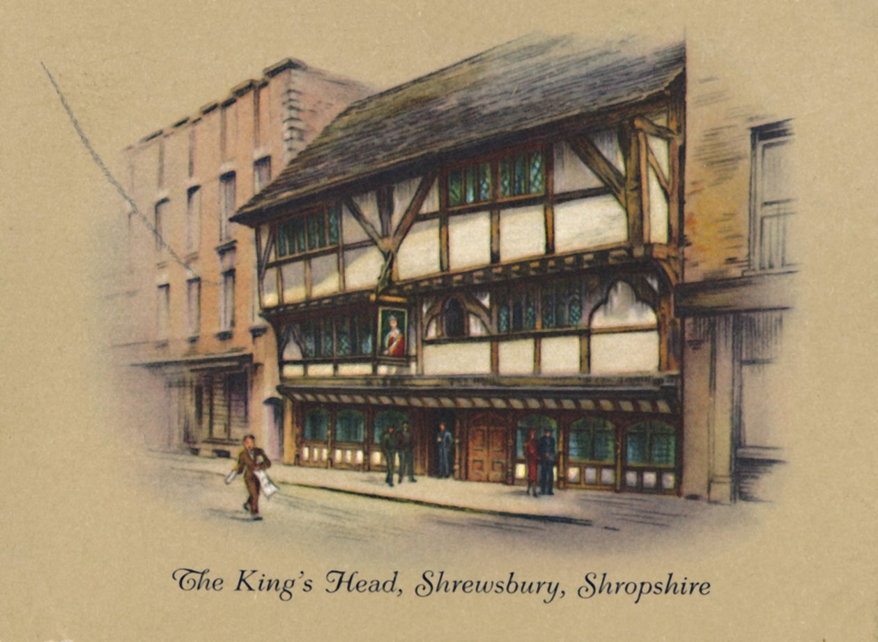 The Kings Head, Shrewsbury, Shropshire, 1939 de Unbekannt