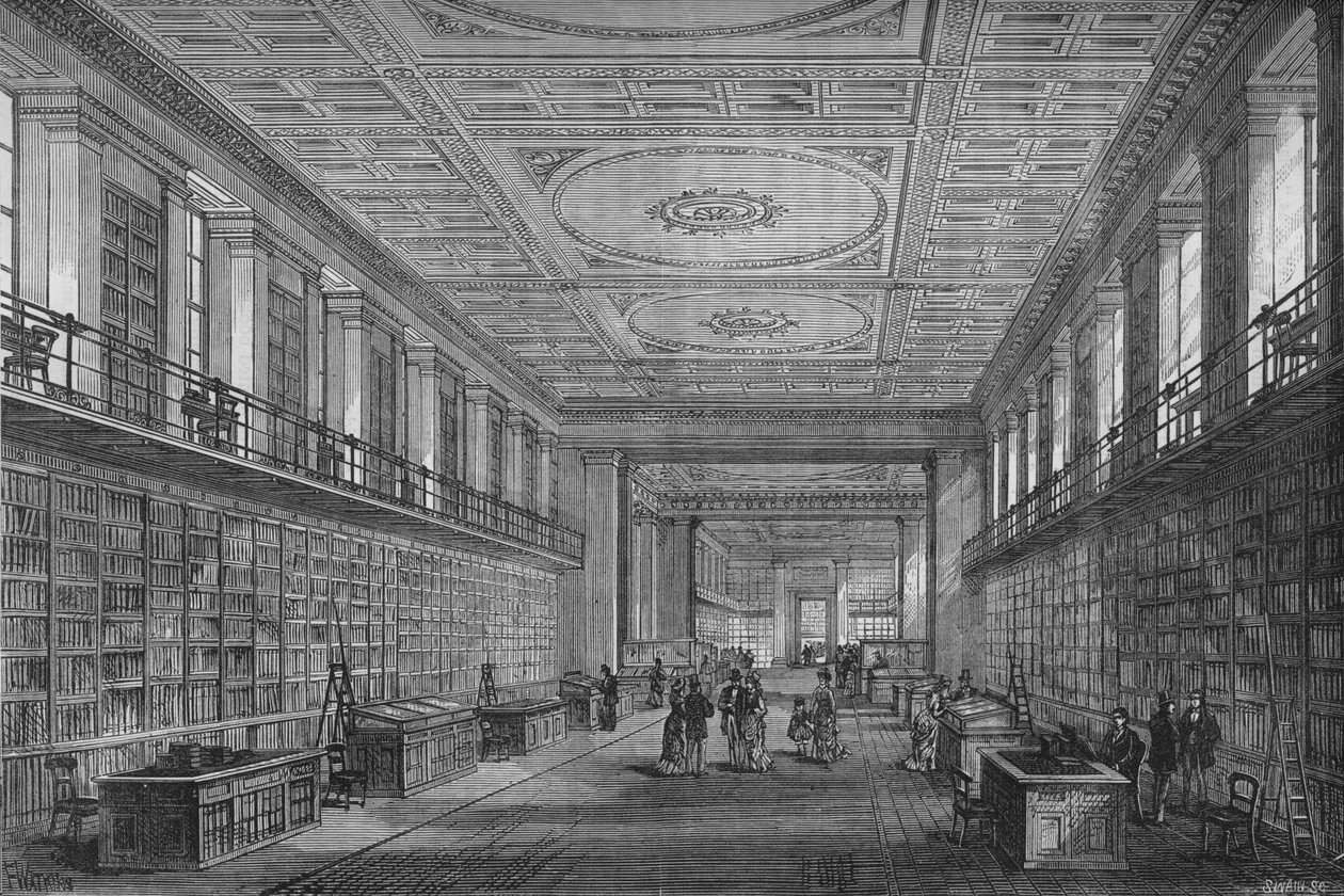 The Kings Library, Londres, 1878 de Unbekannt