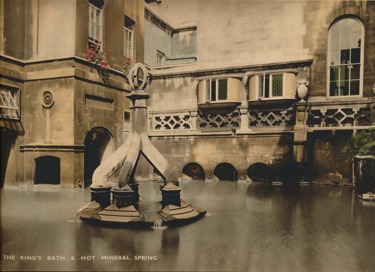 The Kingss Bath & Hot Mineral Spring, Bath, Somerset, c 1925 de Unbekannt