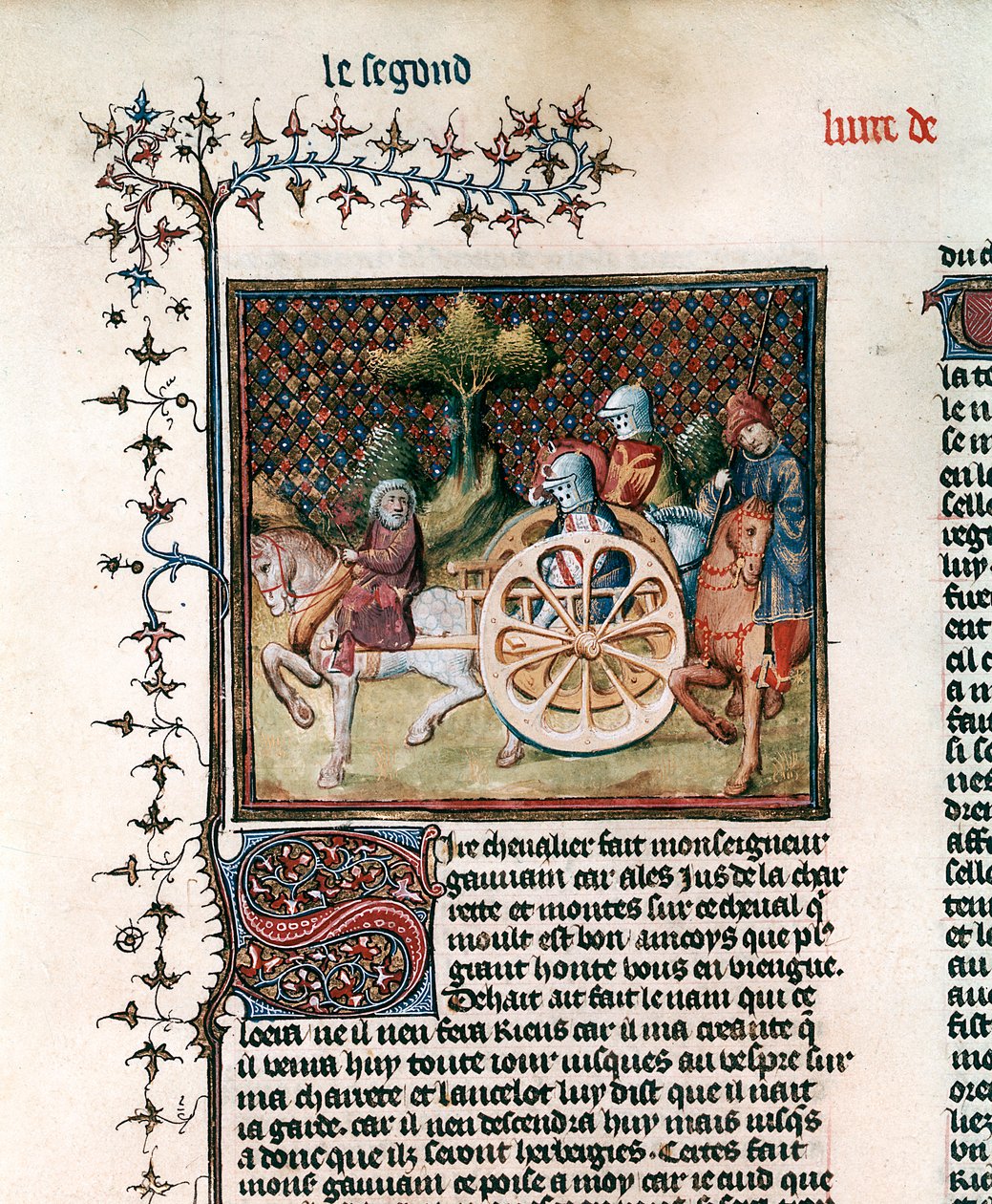 O Cavaleiro do Carro Sir Lancelot, 1344 de Unbekannt
