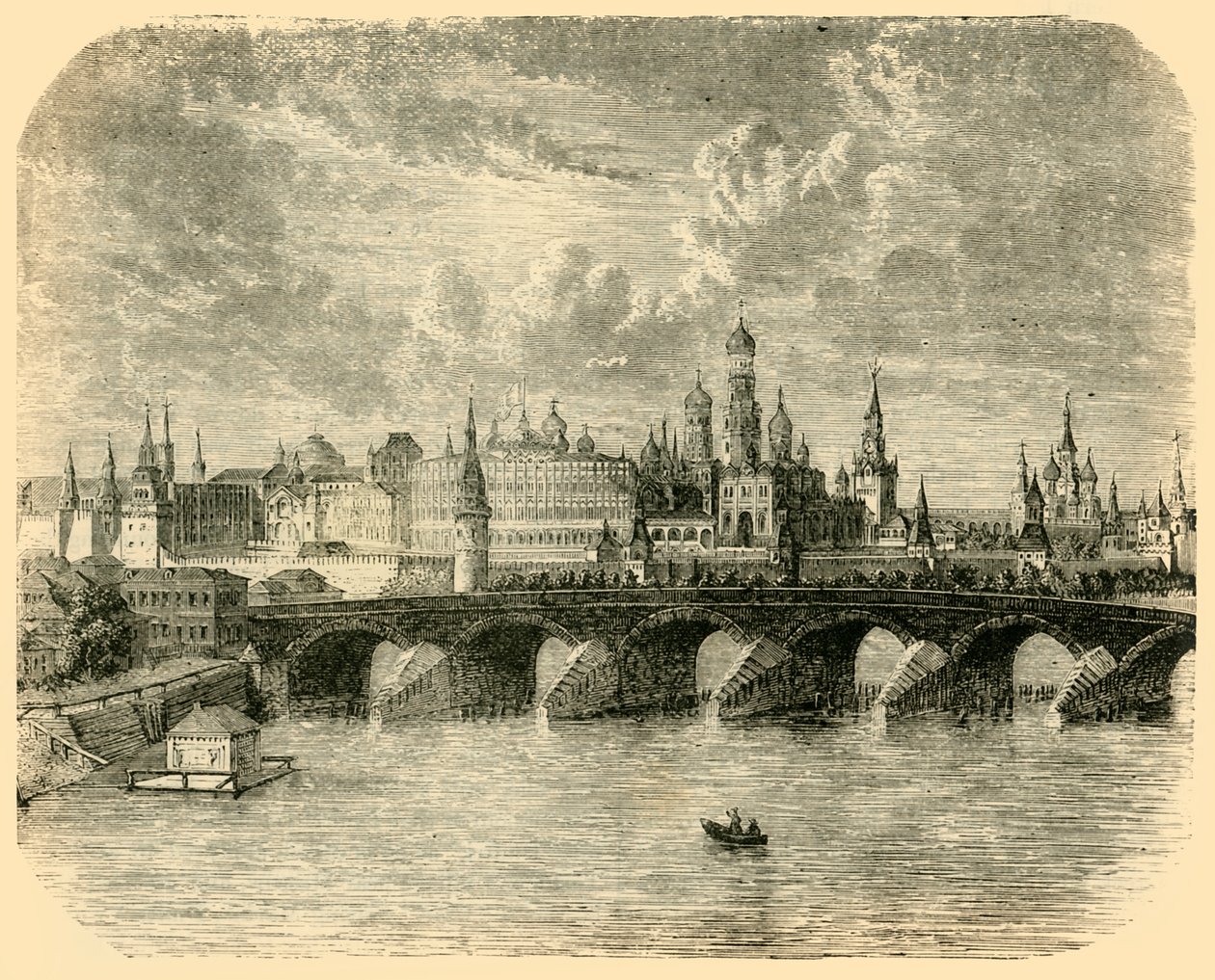 O Kremlin, Moscou, 1890. de Unbekannt