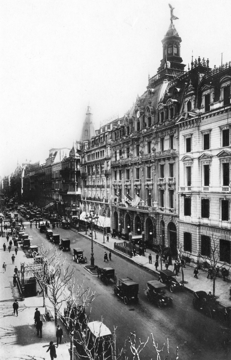 O edifício La Prensa, Avenida de Mayo, Buenos Aires, Argentina, início do século XX de Unbekannt