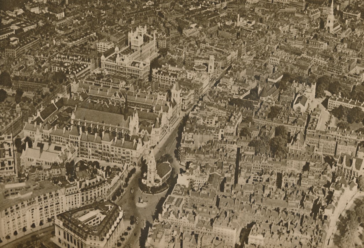 O covil da lei como poucos londrinos já o viram: o templo e os tribunais de justiça, c1935. de Unbekannt