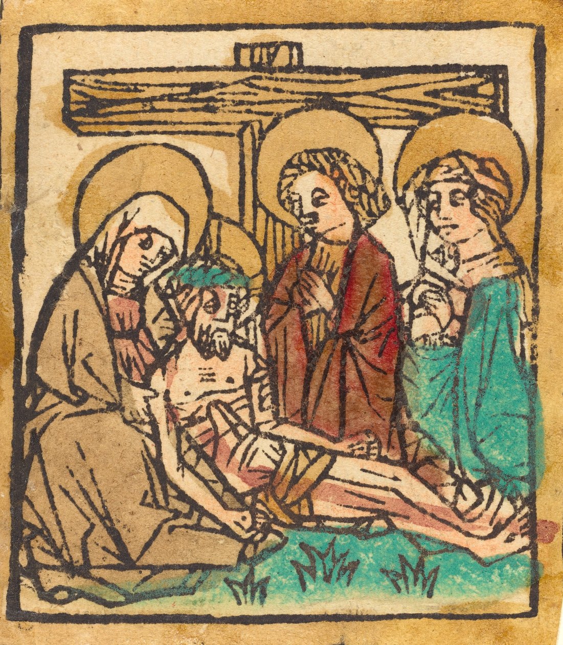 A Lamentação, c. 1460. de Unbekannt