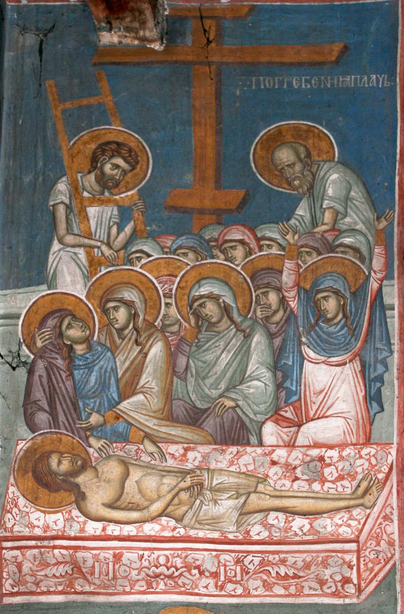 A Lamentação sobre Cristo, ca 1350 de Unbekannt