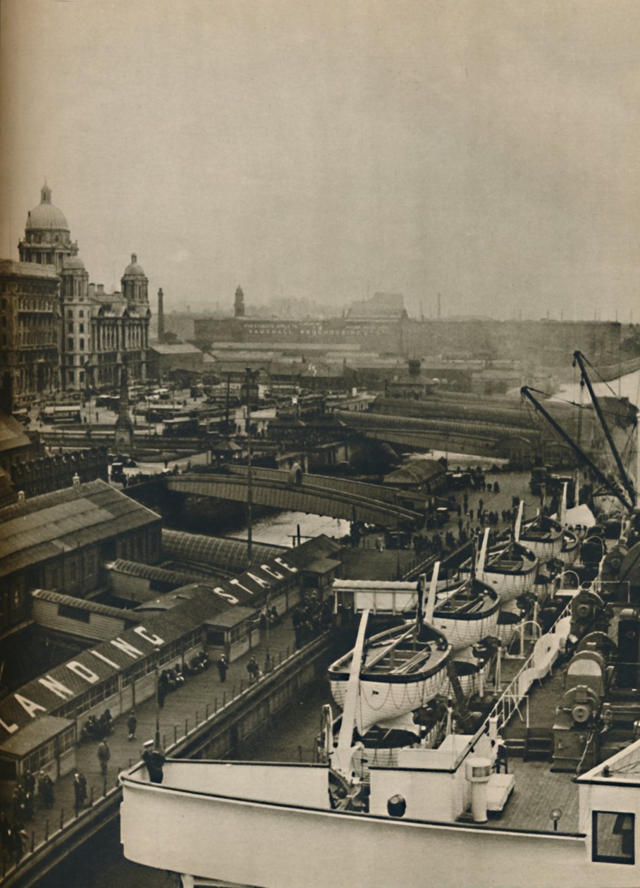 O estágio de desembarque em Liverpool, 1936 de Unbekannt