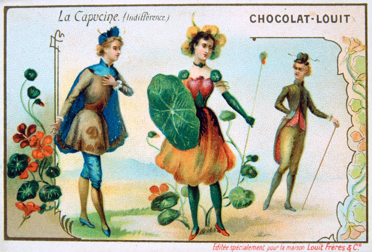 A Linguagem das Flores, Chagas, Indiferença, c1900 de Unbekannt