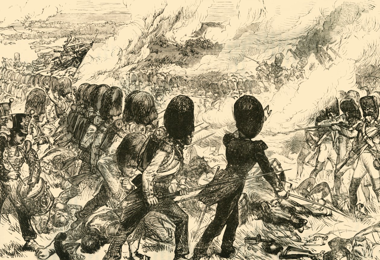 A Última Carga em Waterloo, 1815, 1890. de Unbekannt