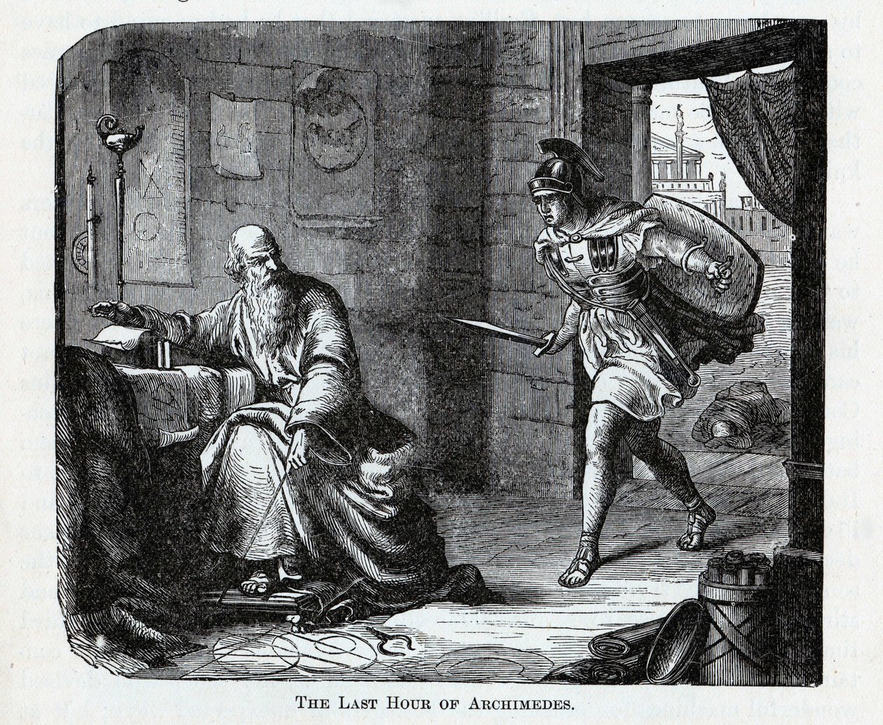 A Última Hora de Arquimedes, 1882 de Unbekannt