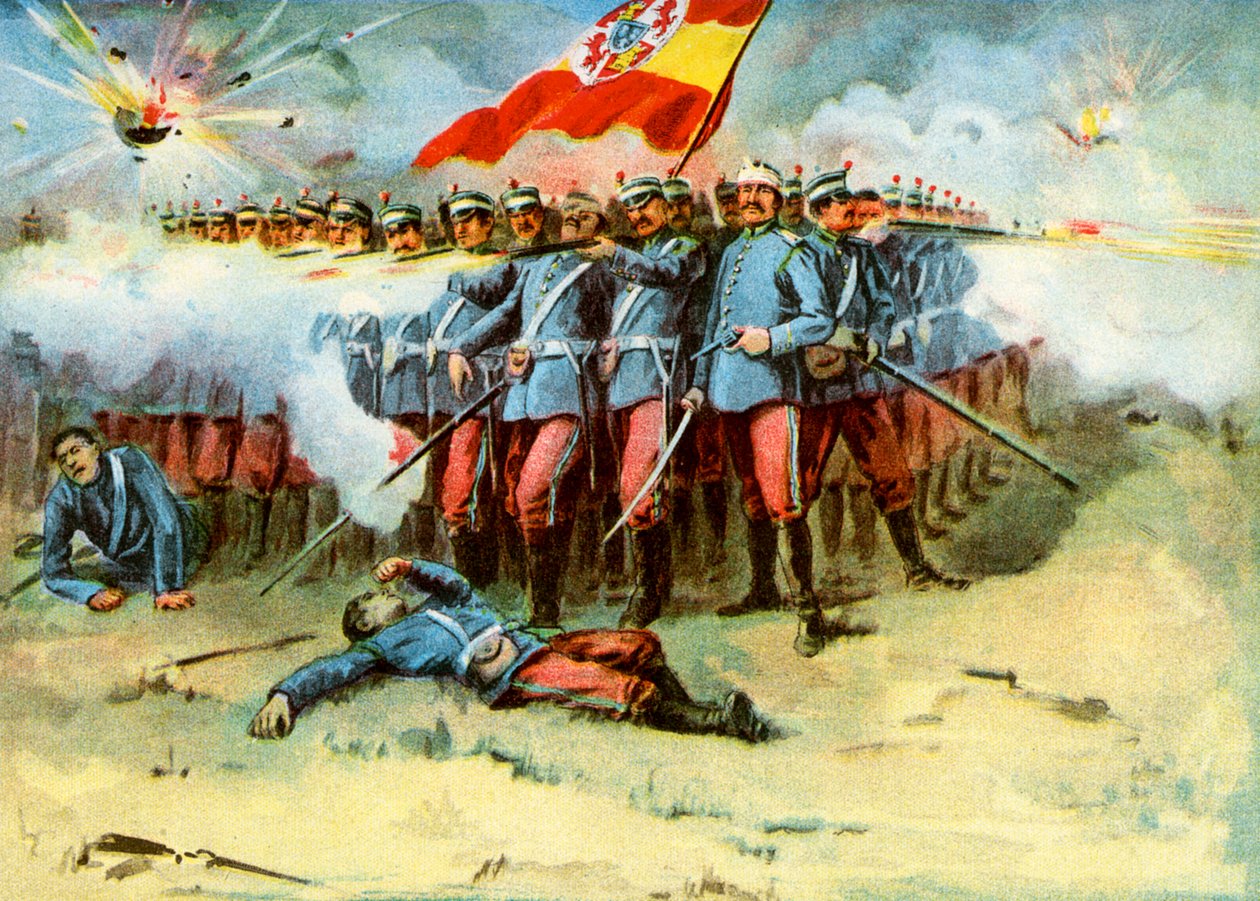 The Last Stand, praça da infantaria espanhola, Guerra Hispano-Americana, 1898 de Unbekannt