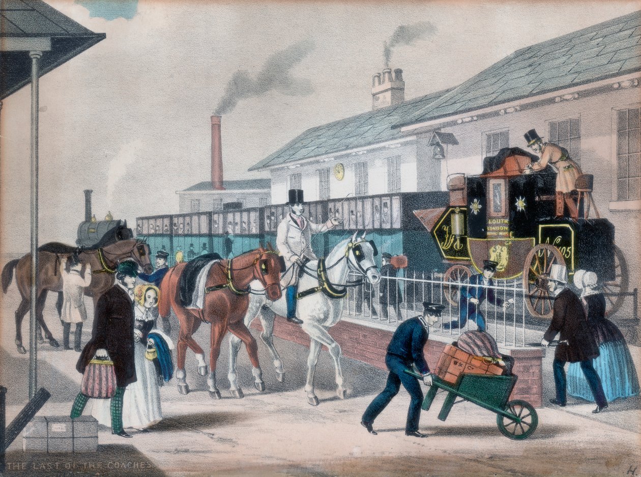 O último dos treinadores, c1840 de Unbekannt
