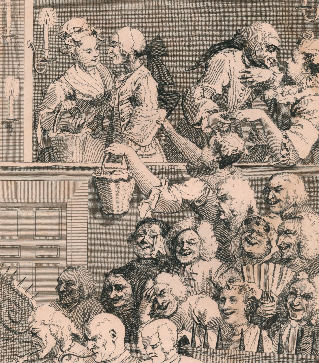 The Laughing Audience, 1733, 1830s. de Unbekannt