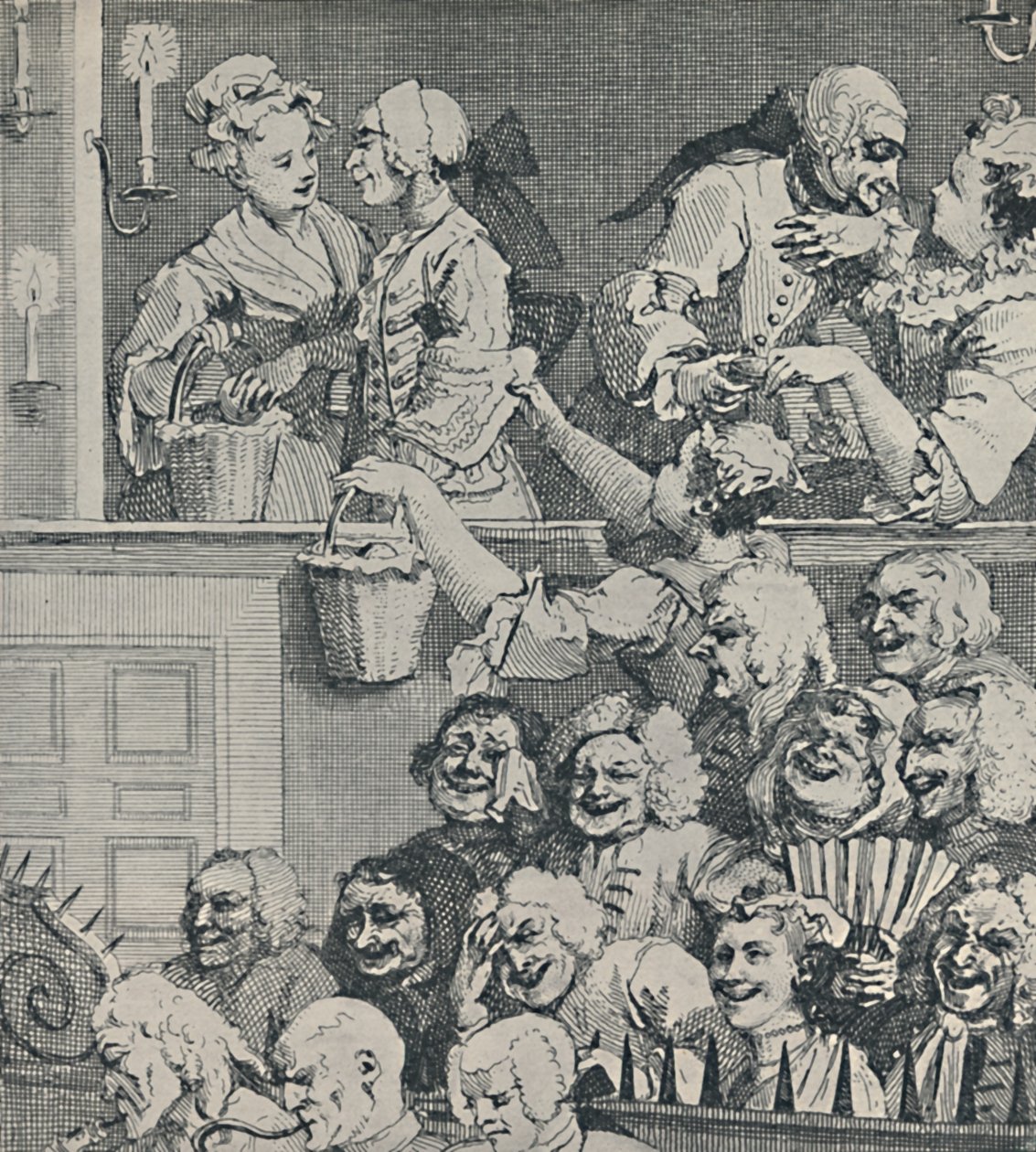 A platéia rindo, 1733, 1920 de Unbekannt