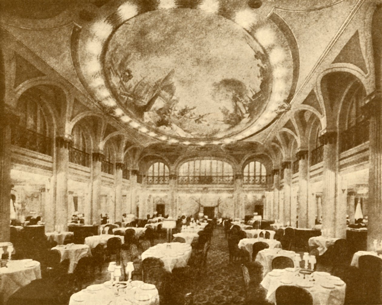 O Salão de Refeições Principalmente Decorado do Leviatã., C1930. de Unbekannt
