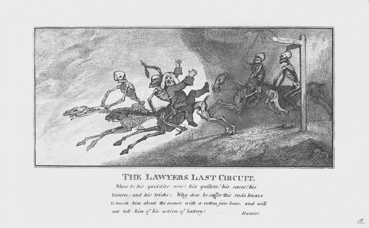 O último circuito dos advogados., C1800 de Unbekannt