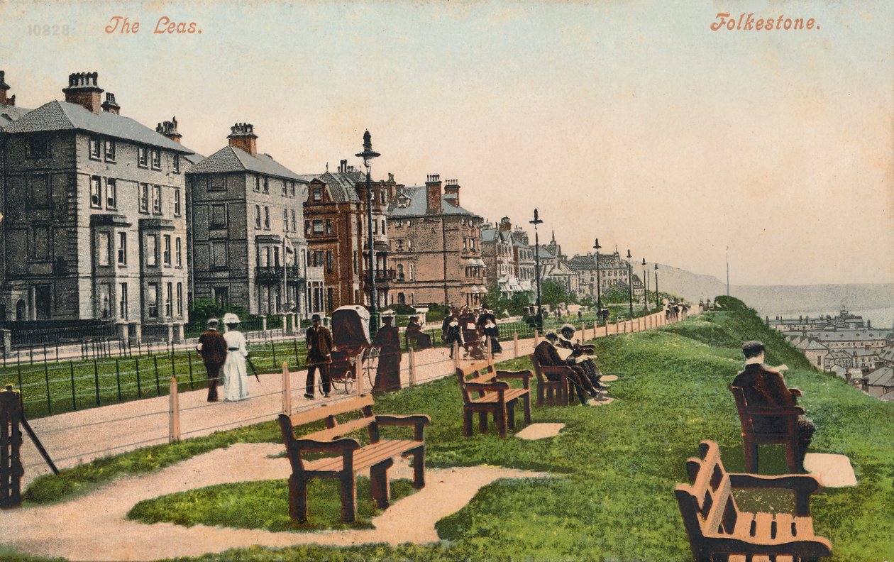 Os Leas. Folkestone, final do século XIX e início do século XX de Unbekannt
