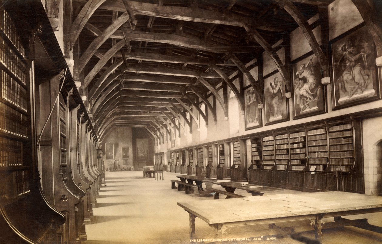 A Biblioteca, Catedral de Durham, 1893. de Unbekannt