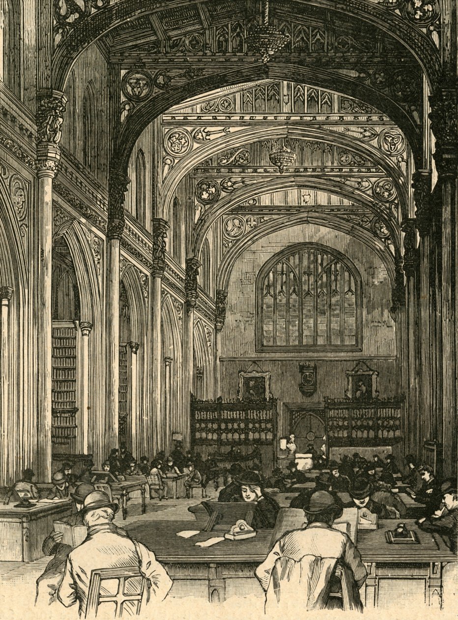A Biblioteca, Guildhall, 1897. de Unbekannt