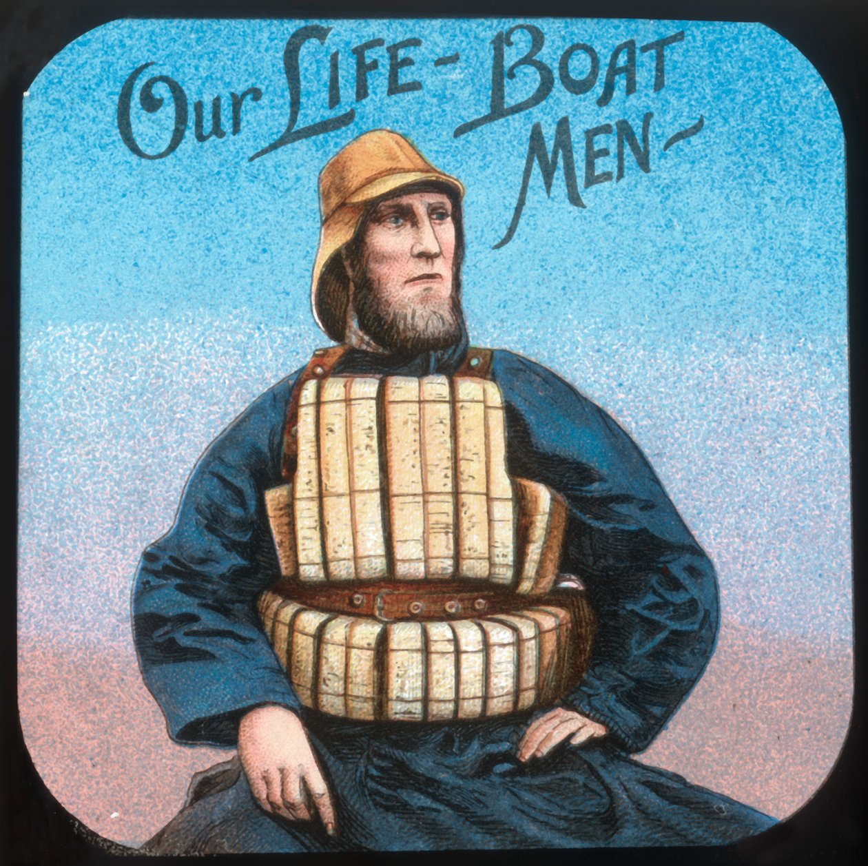 Os homens do barco salva-vidas, c1900. de Unbekannt