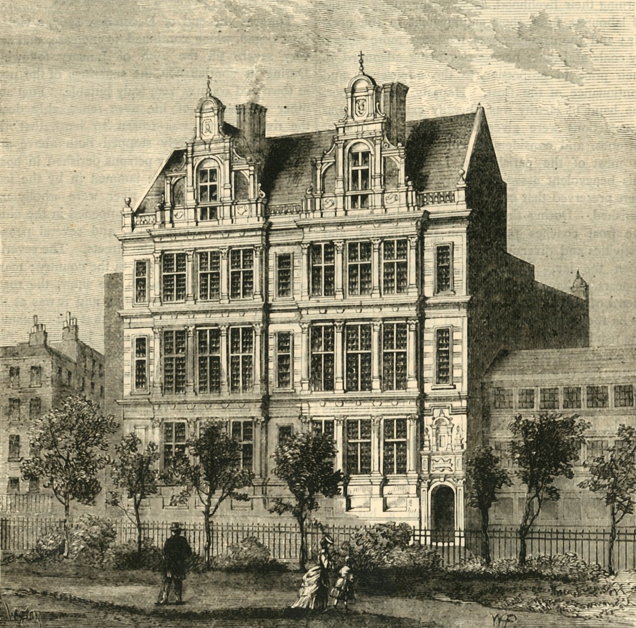 Escritórios do Conselho Escolar de Londres, 1881. de Unbekannt