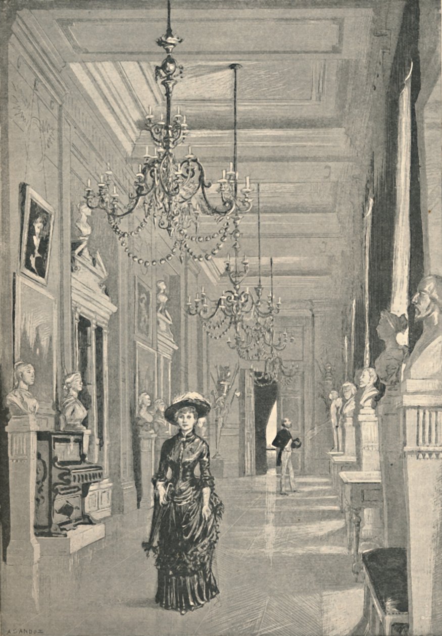 A Longa Galeria, Museu de Ópera, 1886 de Unbekannt