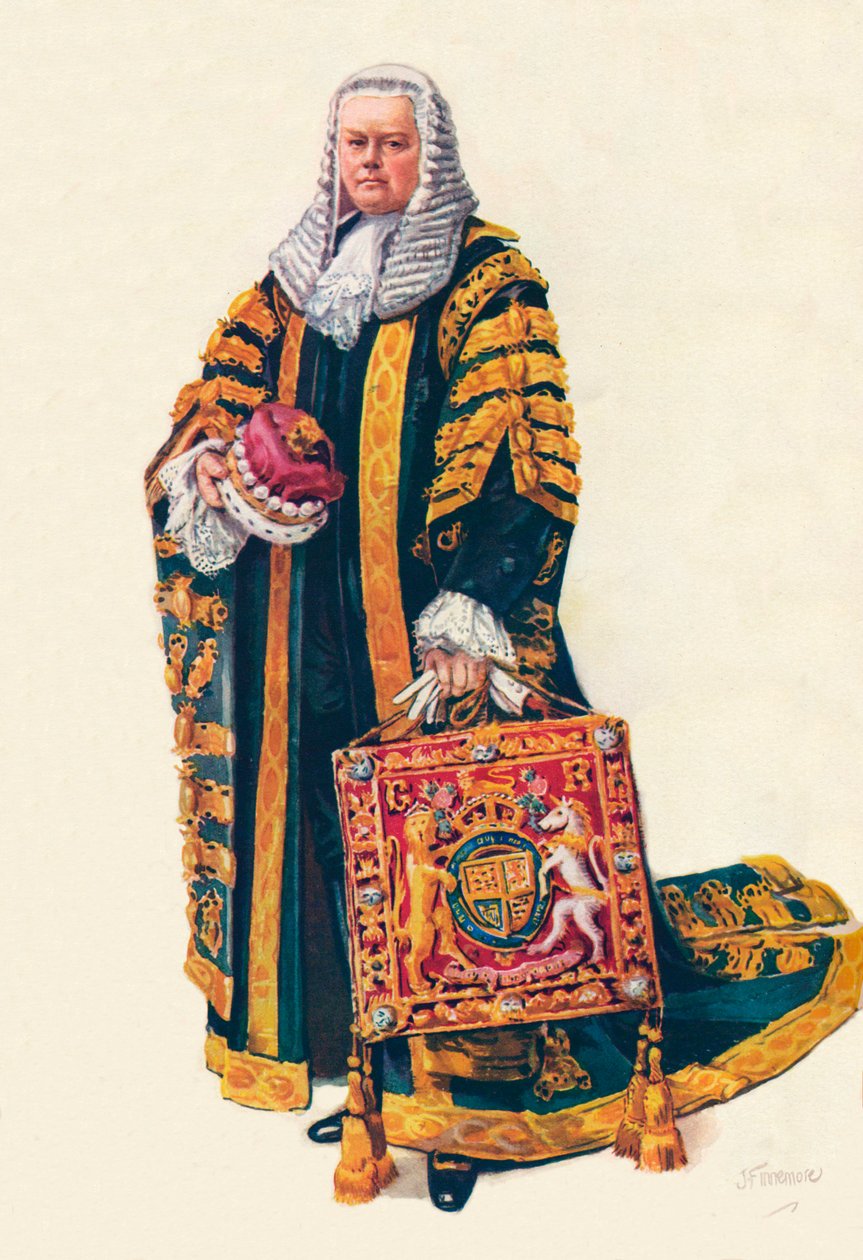 O Senhor Chanceler em suas vestes de coroação, 1937 de Unbekannt