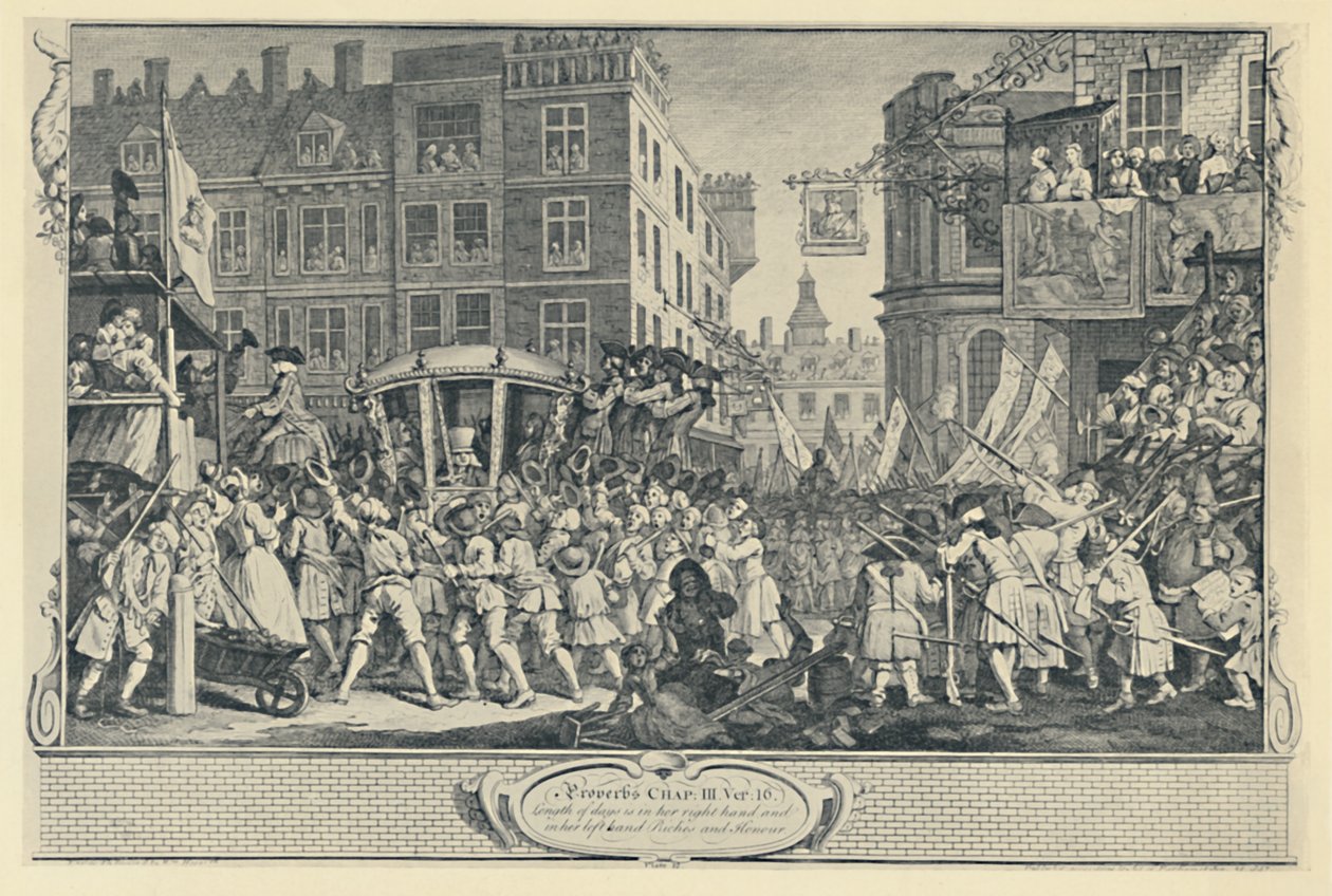 O Lord Mayors Show. Da série Indústria e Ociosidade, 1747, 1920 de Unbekannt