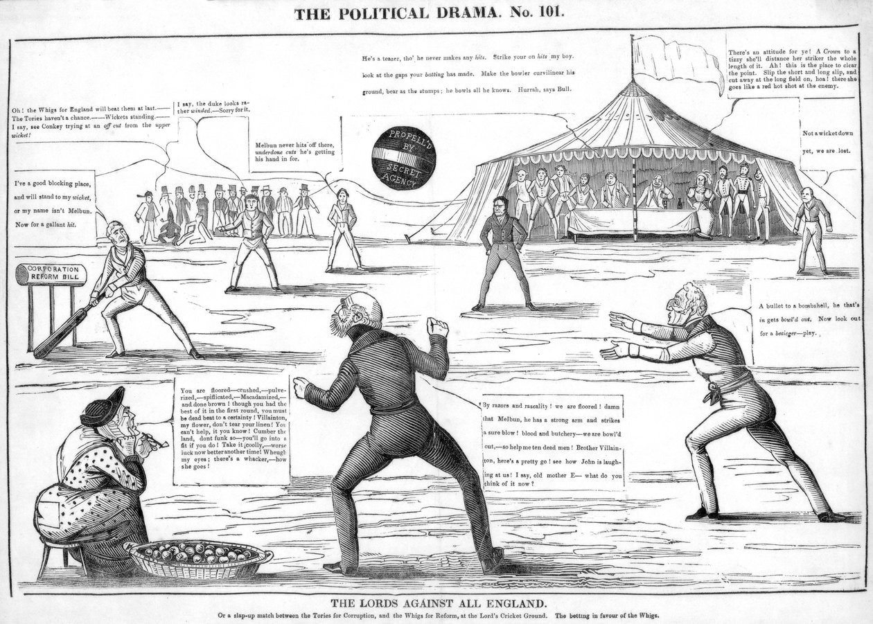 Os senhores contra toda a Inglaterra, o drama político, século XIX de Unbekannt