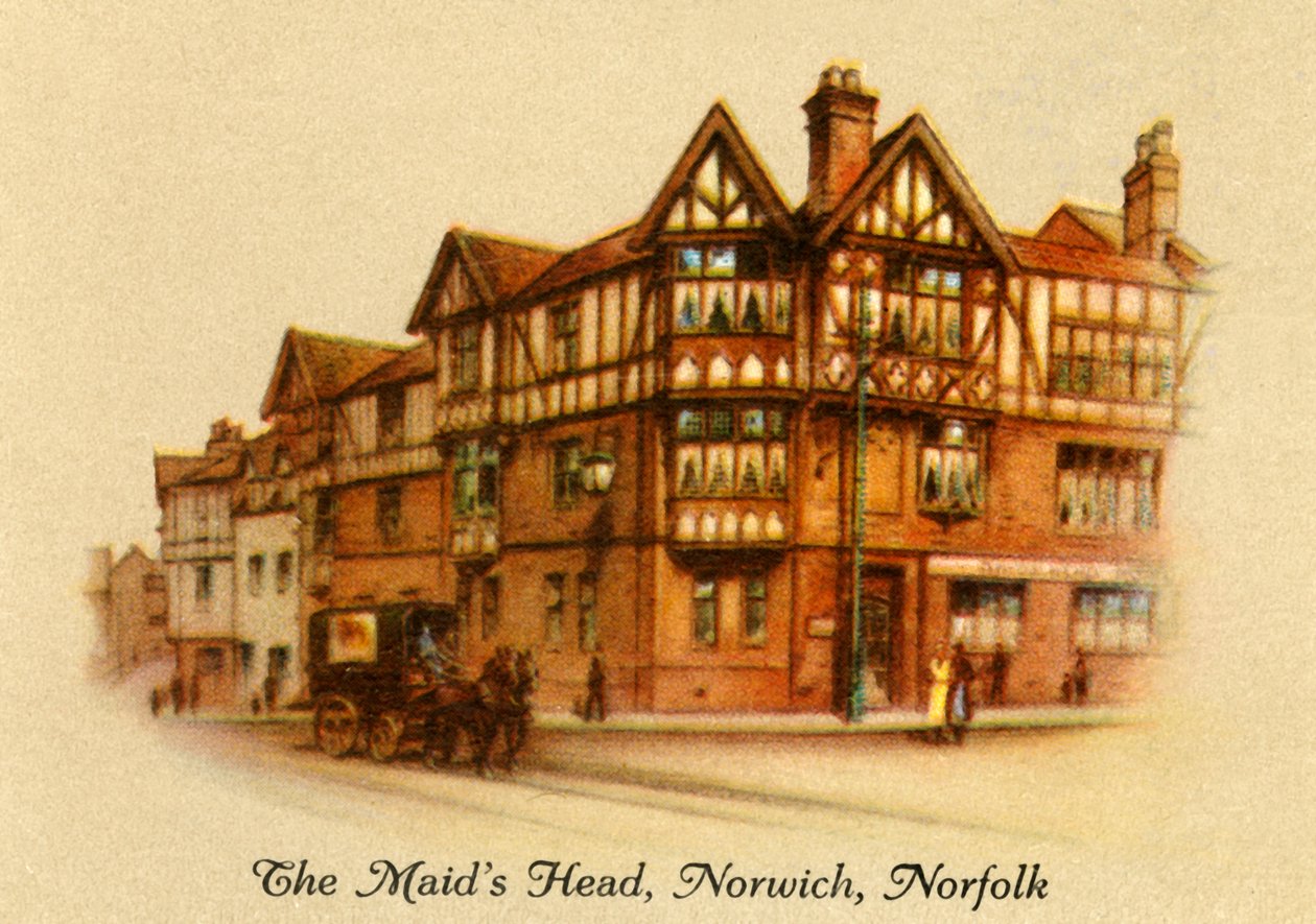 The Maids Head, Norwich, Norfolk, 1936. de Unbekannt