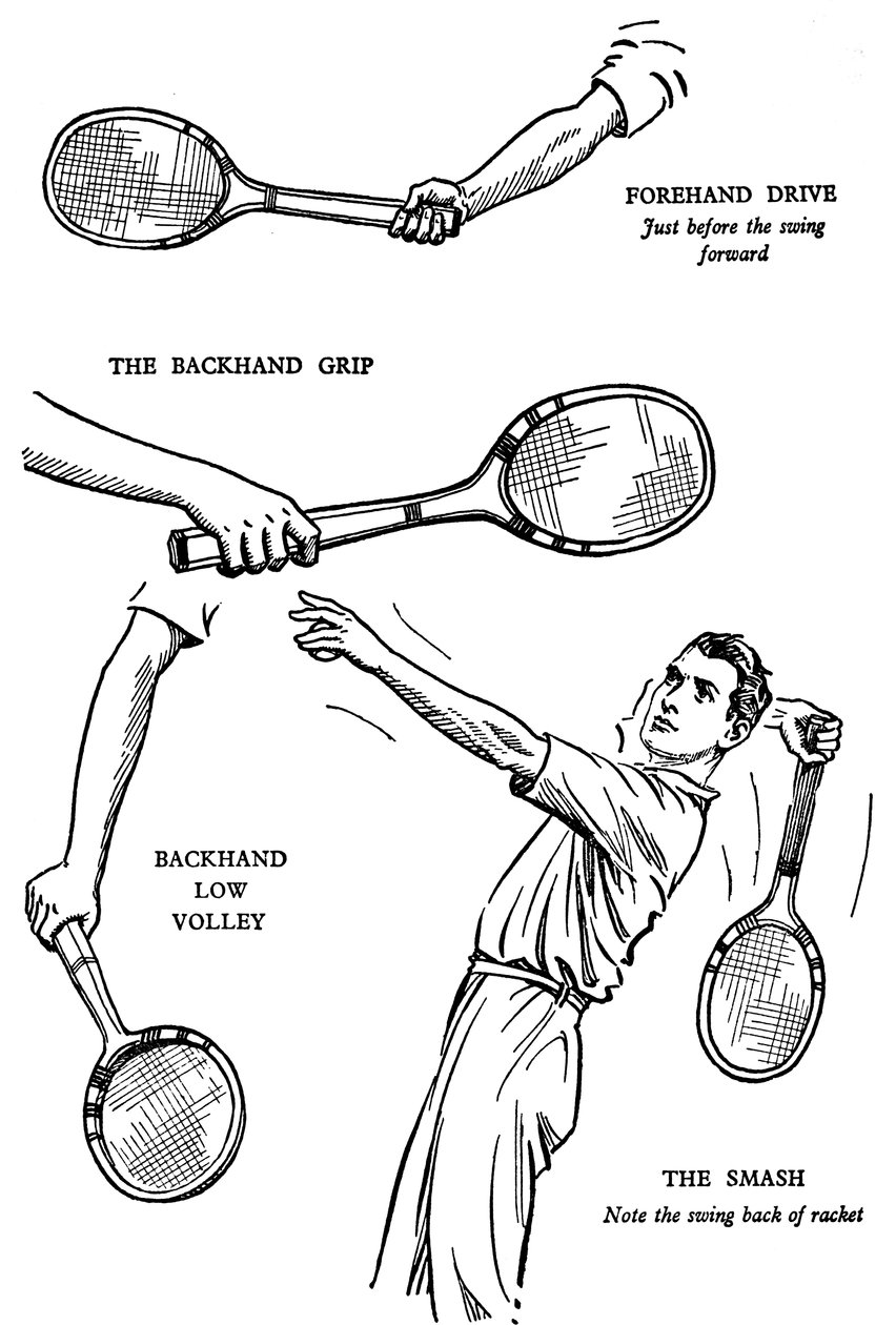 A criação de um jogador de tênis de grama, 1937 de Unbekannt