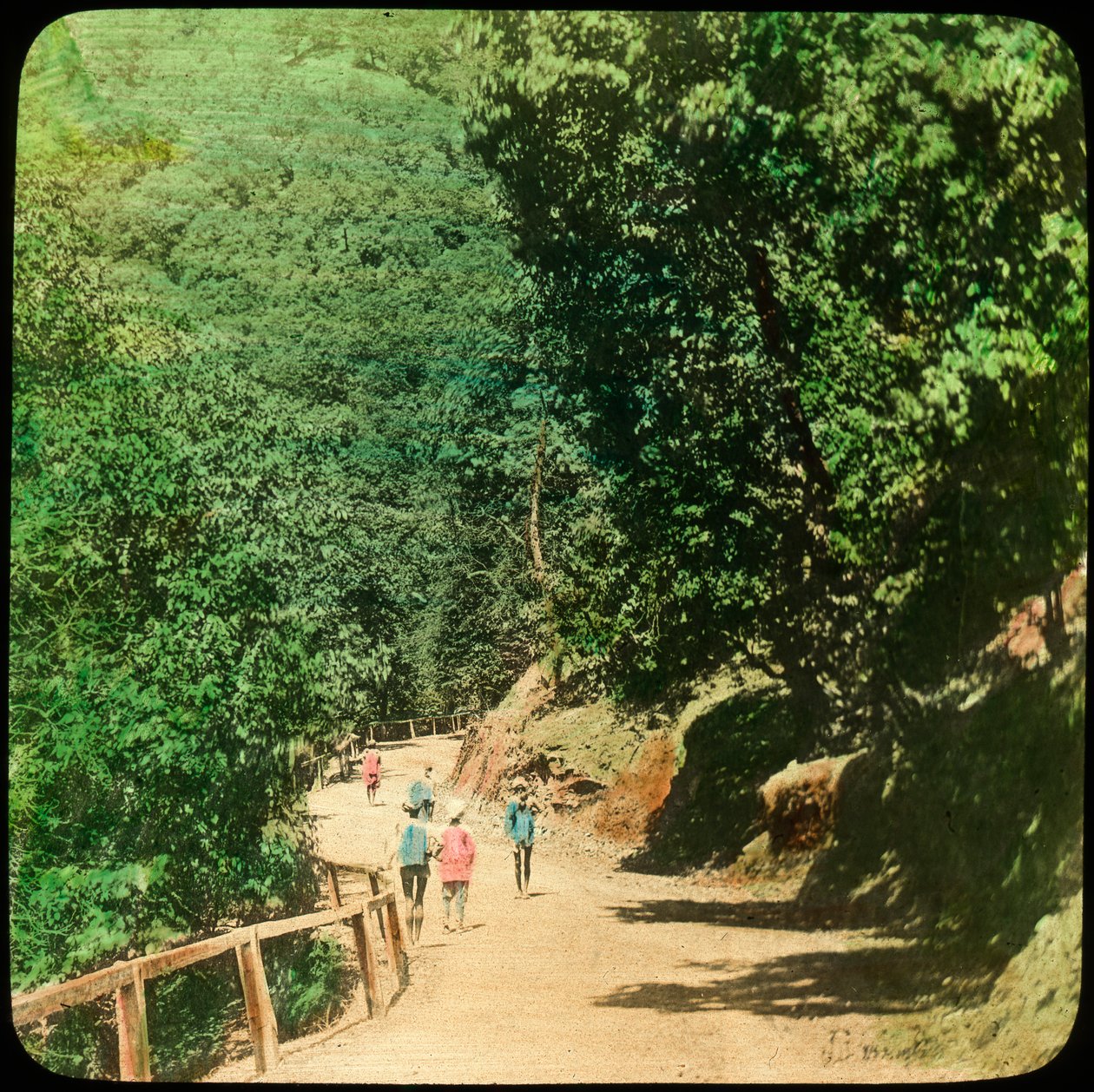 The Mall Road, Simla, Índia, final do século XIX ou início do século XX de Unbekannt
